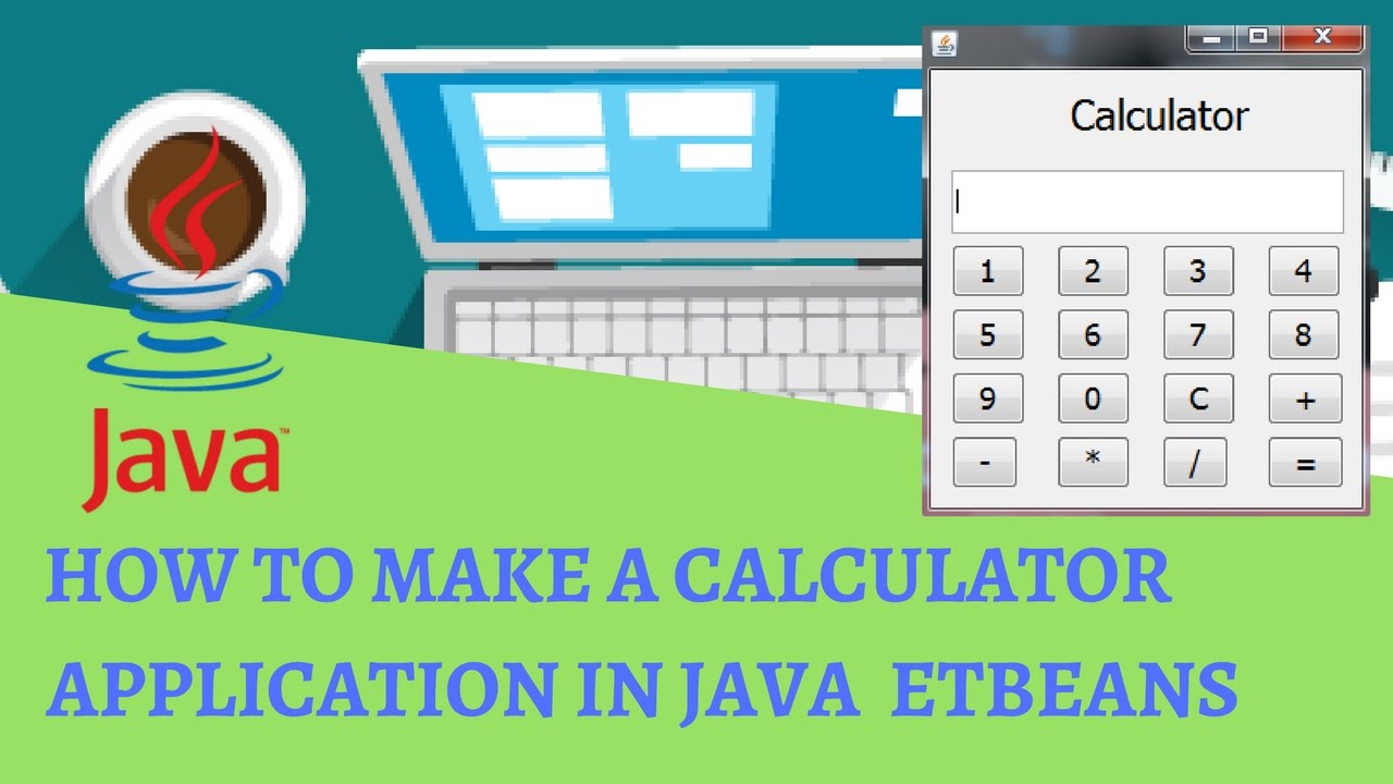 coding of calculator in netbeans